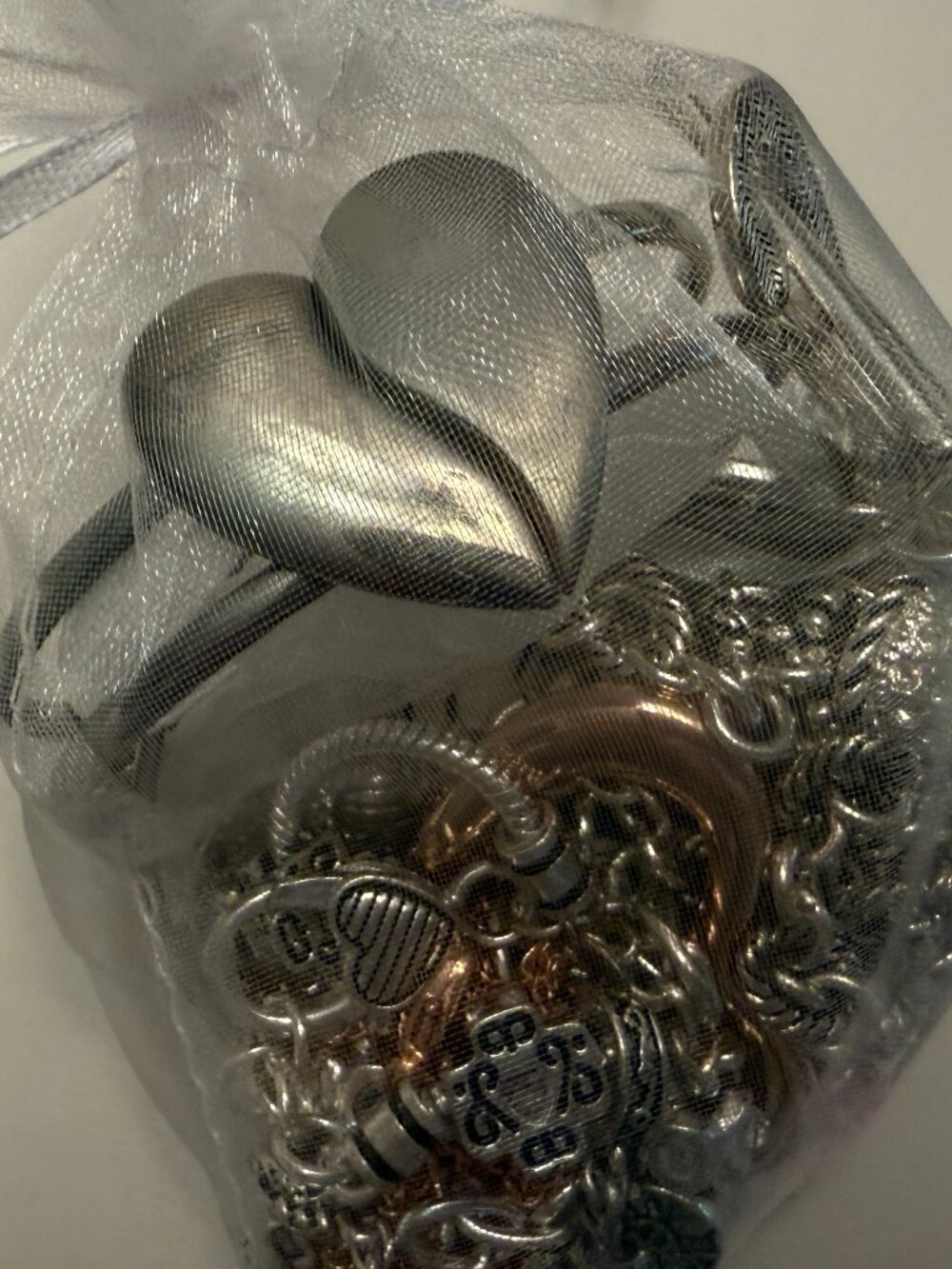 Mystery Jewelry Bag Hearts Necklace Bracelets Earrings Keychain Clip On